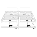 Elektrisk Justerbar Sengetramme Hvid 120 x 190 cm Stål