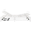 Elektrisk Justerbar Sengetramme Hvid 140 x 190 cm Stål