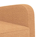 Lænestol Beige Imiteret lammeuld