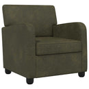 Lænestol Army Grøn Faux Suede Læder