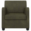 Lænestol Army Grøn Faux Suede Læder