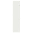 Opbevaringsskab 2 stk. Hvid 90 x 40 x 180 cm Stål Låses