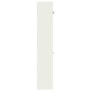 Opbevaringsskab 2 stk. Hvid 90 x 40 x 220 cm Stål Låses