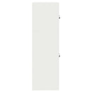 Opbevaringsskab 2 stk. Hvid 60 x 40 x 130 cm Stål Låses