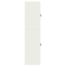 Opbevaringsskab 2 stk. Hvid 90 x 40 x 160 cm Stål Låses