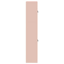 Opbevaringsskab 2 stk. Lyserød 90 x 40 x 210 cm Stål Låses