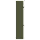 Opbevaringsskab 2 stk. Olivengrøn 90 x 40 x 210 cm Stål Låses