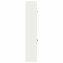 Opbevaringsskab 2 stk. Hvid 90 x 40 x 210 cm Stål Låses