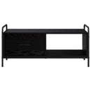 Sofabord Sort eg 90 x 49 x 41 cm Konstrueret træ