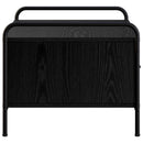 Sofabord Sort eg 90 x 49 x 41 cm Konstrueret træ