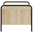 Sofabord Sonoma-eg 90 x 49 x 41 cm Konstrueret træ