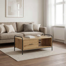 Sofabord Artisan-eg 90 x 49 x 41 cm Konstrueret træ