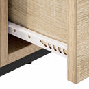 Sofabord Sonoma-eg 99,5 x 49 x 41 cm Konstrueret træ