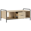 Sofabord Sonoma-eg 99,5 x 49 x 41 cm Konstrueret træ