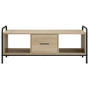 Sofabord Sonoma-eg 99,5 x 49 x 41 cm Konstrueret træ
