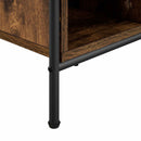 Sofabord Røget eg 50 x 49 x 41 cm Konstrueret træ