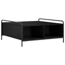 Sofabord Sort eg 90 x 90 x 41 cm Konstrueret træ