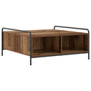 Sofabord Gammelt træ 90 x 90 x 41 cm Konstrueret træ