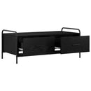 Sofabord Sort eg 99,5 x 49 x 41 cm Konstrueret træ