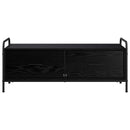 Sofabord Sort eg 99,5 x 49 x 41 cm Konstrueret træ