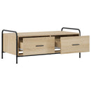 Sofabord Sonoma-eg 99,5 x 49 x 41 cm Konstrueret træ