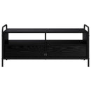Sofabord Sort eg 99,5 x 49 x 46 cm Konstrueret træ