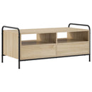 Sofabord Sonoma-eg 99,5 x 49 x 46 cm Konstrueret træ