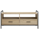 Sofabord Sonoma-eg 99,5 x 49 x 46 cm Konstrueret træ