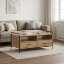 Sofabord Artisan-eg 99,5 x 49 x 46 cm Konstrueret træ