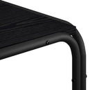 Sidebord Sort eg 100 x 50 x 46 cm Konstrueret træ