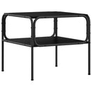 Sidebord Sort eg 100 x 50 x 46 cm Konstrueret træ