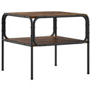 Sidebord Røget eg 100 x 50 x 46 cm Konstrueret træ
