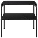Sidebord Sort eg 100 x 50 x 46 cm Konstrueret træ