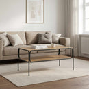 Sidebord Artisan-eg 100 x 50 x 46 cm Konstrueret træ