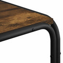 Sidebord Røget eg 41 x 40 x 50 cm Konstrueret træ