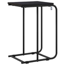 Sidebord Sort eg 40 x 31 x 55 cm Konstrueret træ