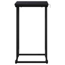 Sidebord Sort eg 40 x 31 x 55 cm Konstrueret træ