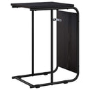 Sidebord Sort eg 40 x 31 x 55 cm Konstrueret træ