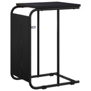 Sidebord Sort eg 40 x 31 x 55 cm Konstrueret træ
