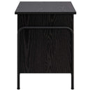 Opbevaringskasse Sort eg 80 x 40 x 49,5 cm Konstrueret træ
