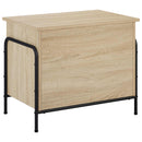 Opbevaringskasse Sonoma-eg 80 x 40 x 49,5 cm Konstrueret træ