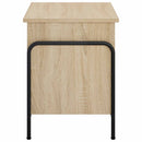 Opbevaringskasse Sonoma-eg 80 x 40 x 49,5 cm Konstrueret træ