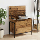 Opbevaringskasse Gammelt træ 80 x 40 x 49,5 cm Konstrueret træ
