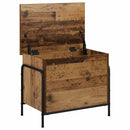 Opbevaringskasse Gammelt træ 80 x 40 x 49,5 cm Konstrueret træ
