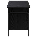 Opbevaringskasse Sort eg 80 x 40 x 49,5 cm Konstrueret træ