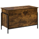 Opbevaringskasse Røget eg 80 x 40 x 49,5 cm Konstrueret træ