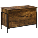 Opbevaringskasse Røget eg 80 x 40 x 49,5 cm Konstrueret træ