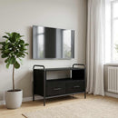 TV-skab 67,5 x 33 x 50 cm Sort eg Konstrueret træ