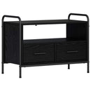 TV-skab 67,5 x 33 x 50 cm Sort eg Konstrueret træ