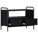 TV-skab 67,5 x 33 x 50 cm Sort eg Konstrueret træ